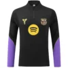 Barcelona 1/4 Zip Tracksuit 2026/27 Kids Black