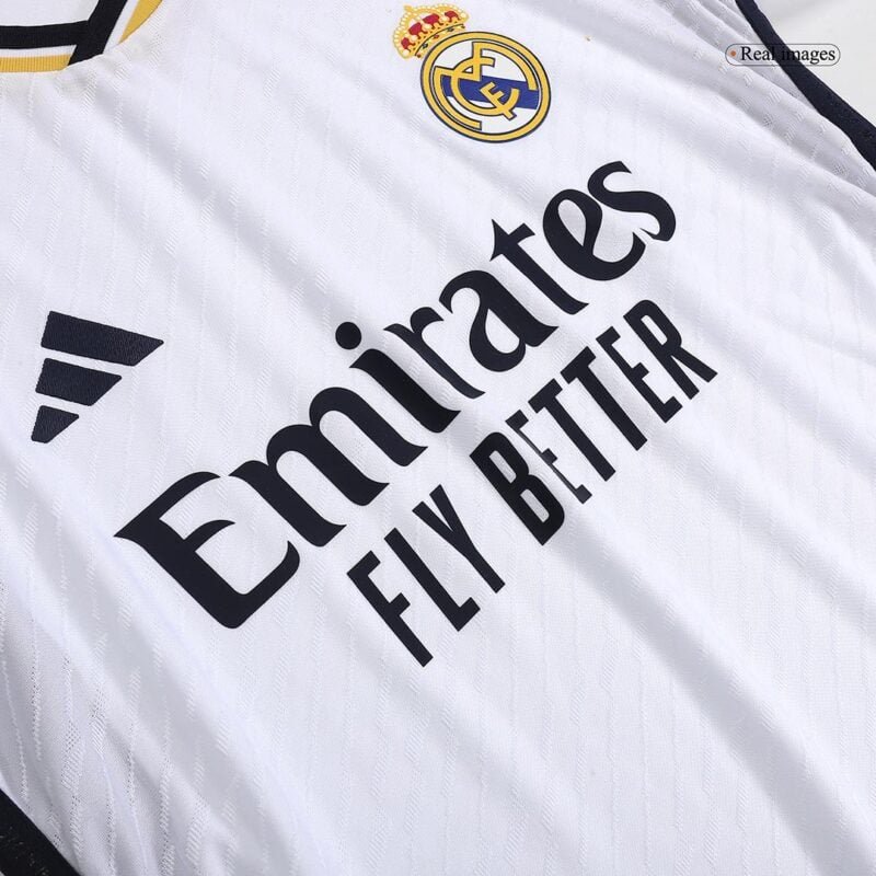 A POR LA #15 Real Madrid Home Authentic Soccer Jersey 2023/24