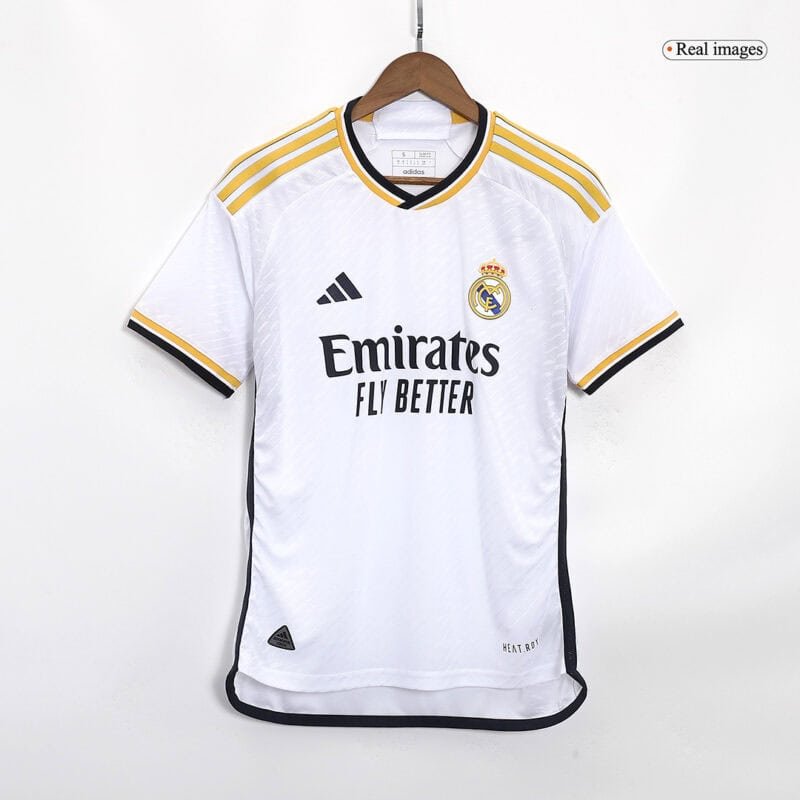 BELLINGHAM #5 Real Madrid Home Authentic Soccer Jersey 2023/24 - UCL FINAL