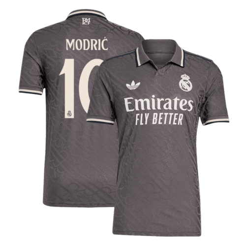 MODRIĆ #10 Real Madrid Third Away Authentic Soccer Jersey 2024/25