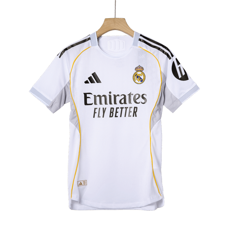 VINI JR. #7 Real Madrid Home Authentic Soccer Jersey 2025/26