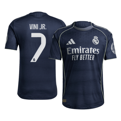 VINI JR. #7 Real Madrid Away Authentic Soccer Jersey 2025/26