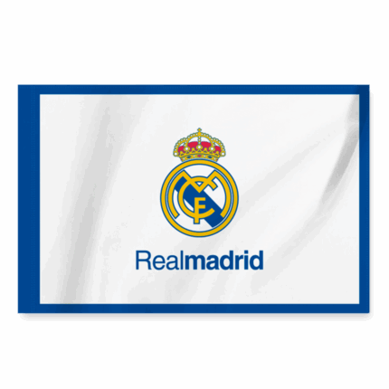 Real Madrid Team Flag White