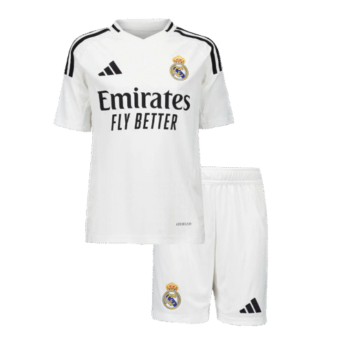 Real Madrid Home Kids Soccer Jerseys Kit 2024/25