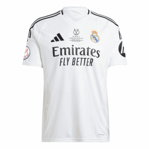 Real Madrid Home Soccer Jersey - Copa del Rey Final