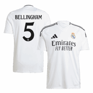 BELLINGHAM #5 Real Madrid Home Soccer Jersey