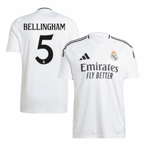 BELLINGHAM #5 Real Madrid Home Soccer Jersey