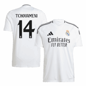 TCHOUAMENI #14 Real Madrid Home Soccer Jersey