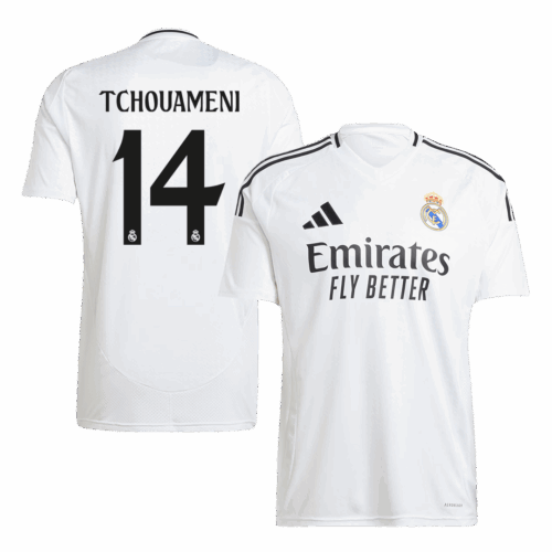 TCHOUAMENI #14 Real Madrid Home Soccer Jersey