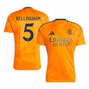BELLINGHAM #5 Real Madrid Away Soccer Jersey