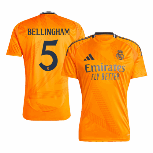 BELLINGHAM #5 Real Madrid Away Soccer Jersey