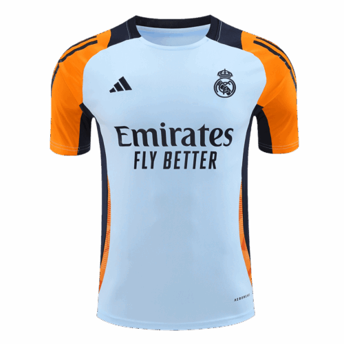 Real Madrid Pre-Match Soccer Jersey Blue