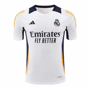 Real Madrid Pre-Match Soccer Jersey White