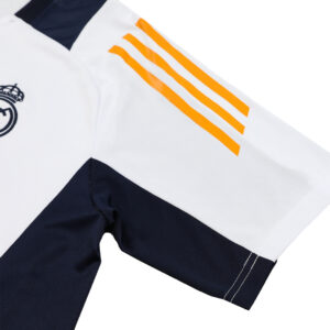 Real Madrid Pre-Match Soccer Jersey White - Image 5