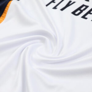 Real Madrid Pre-Match Soccer Jersey White - Image 7