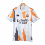 Real Madrid Pre-Match Soccer Jersey White