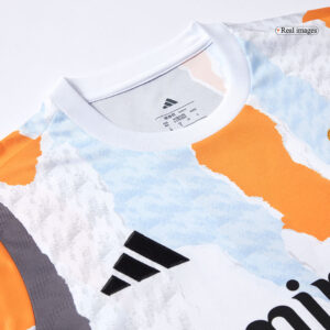 Real Madrid Pre-Match Soccer Jersey White - Image 7