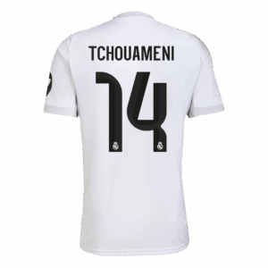 TCHOUAMENI #14 Real Madrid Home Soccer Jersey 2025/26 - Image 2