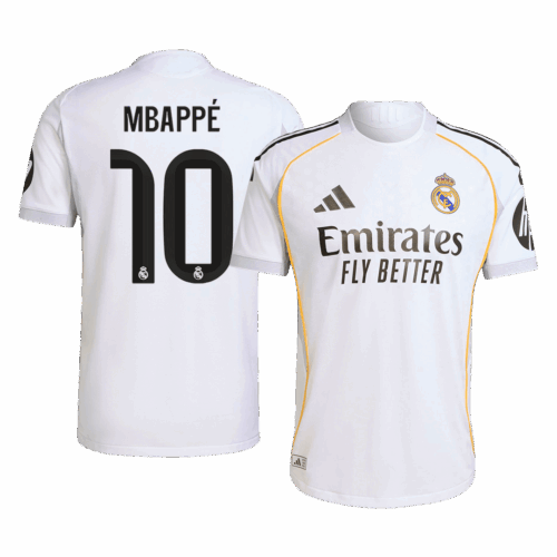 MBAPPÉ #10 Real Madrid Home Soccer Jersey 2025/26