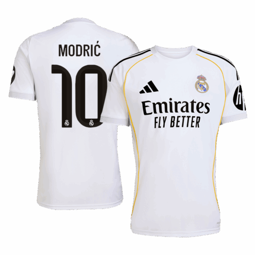 MODRIĆ #10 Real Madrid Home Soccer Jersey 2025/26