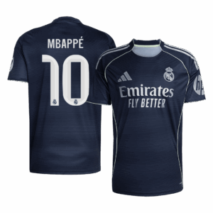 MBAPPÉ #10 Real Madrid Away Soccer Jersey 2025/26