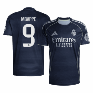MBAPPÉ #9 Real Madrid Away Soccer Jersey 2025/26