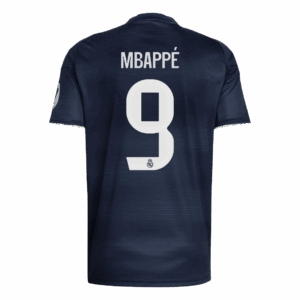 MBAPPÉ #9 Real Madrid Away Soccer Jersey 2025/26 - Image 3