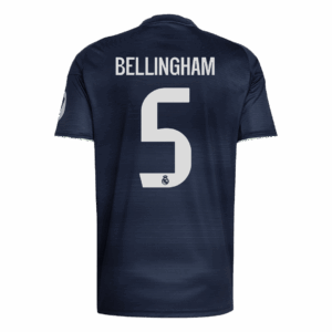 BELLINGHAM #5 Real Madrid Away Soccer Jersey 2025/26 - Image 3