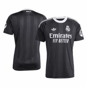 Real Madrid Goalkeeper Soccer Jersey 2025/26 Black - Image 3