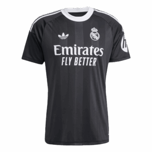 Real Madrid Goalkeeper Soccer Jersey 2025/26 Black - Image 4