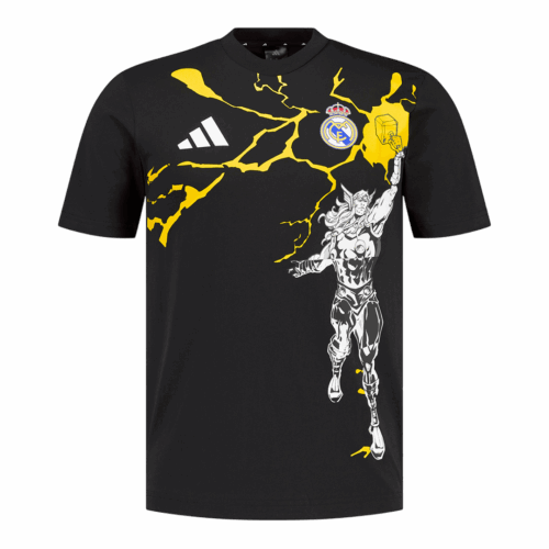 Real Madrid X Marvel Jersey 2025/26 Black