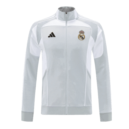 Real Madrid Home Track Jacket 2025/26 - Gray