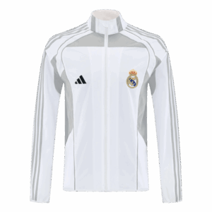 Real Madrid Windbreaker Jacket 2025/26 - White