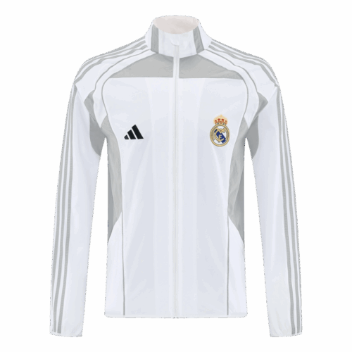 Real Madrid Windbreaker Jacket 2025/26 - White