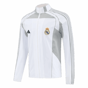 Real Madrid Windbreaker Jacket 2025/26 - White - Image 2