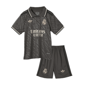 Real Madrid Third Away Kids Soccer Jerseys Full Kit 2024/25