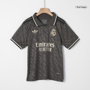 Real Madrid Third Away Kids Soccer Jerseys Full Kit 2024/25