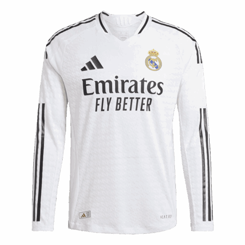 Real Madrid Home Long Sleeve Jersey