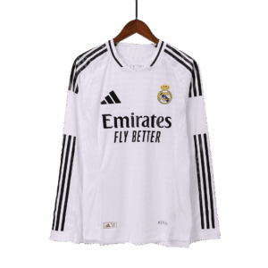 Real Madrid Home Long Sleeve Jersey - Image 5