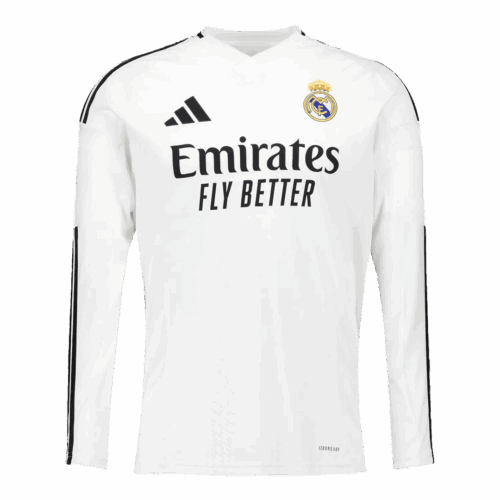 Real Madrid Home Long Sleeve Jersey