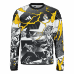 Real Madrid X Marvel Long Sleeve Jersey 25/26 Black&White