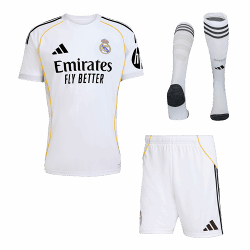 Real Madrid Home Jerseys Full Kit 2025/26
