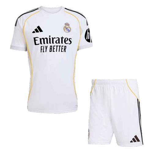 Real Madrid Home Jerseys Kit 2025/26