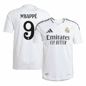 MBAPPÉ #9 Real Madrid Home Player Version Jersey