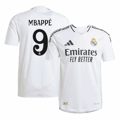MBAPPÉ #9 Real Madrid Home Player Version Jersey