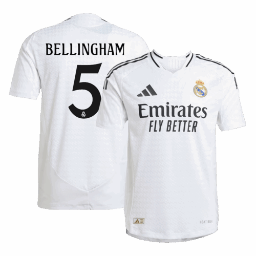 BELLINGHAM #5 Real Madrid Home Player Version Jersey