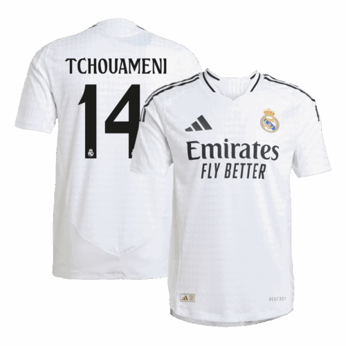TCHOUAMENI #14 Real Madrid Home Player Version Jersey