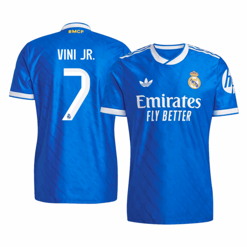 VINI JR. #7 Real Madrid Third Away Player Version Jersey 2025/26