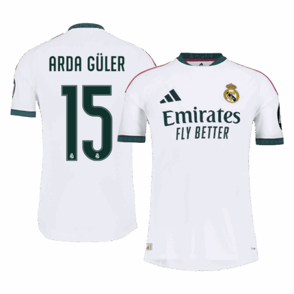 ARDA GÜLER #15 Real Madrid Home Player Version Jersey 2026/27