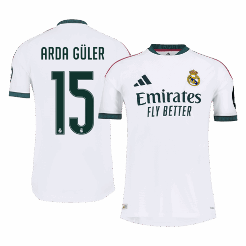ARDA GÜLER #15 Real Madrid Home Player Version Jersey 2026/27